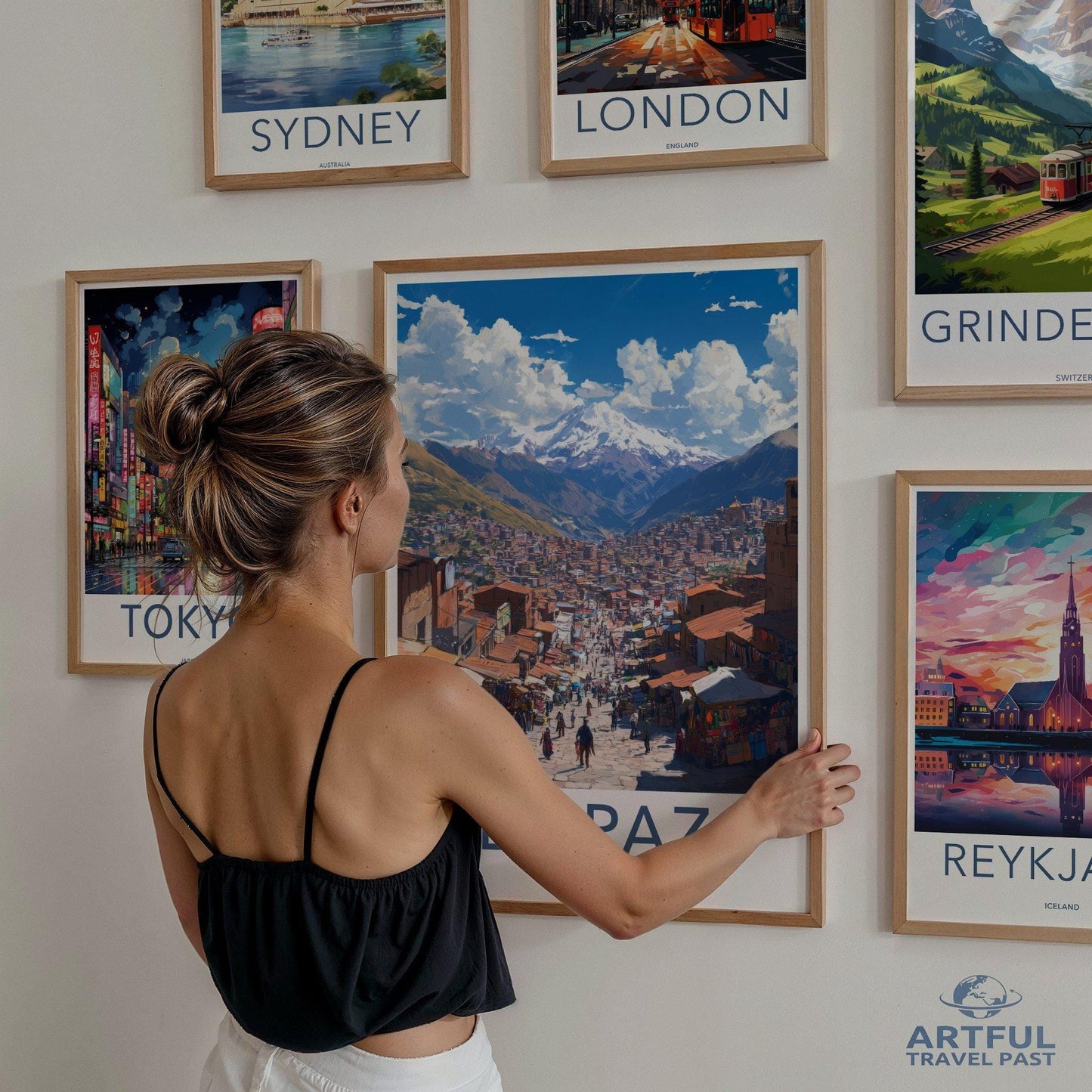 La Paz Poster - Bolivia Wall Art