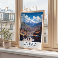 La Paz Poster - Bolivia Wall Art