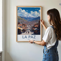 La Paz Poster - Bolivia Wall Art