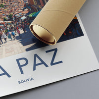 La Paz Poster | Bolivia Wall Art | South America Decor