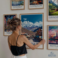 La Paz Poster | Bolivia Wall Art | South America Decor