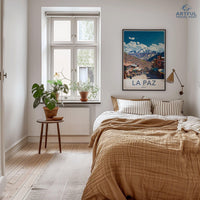 La Paz Poster | Bolivia Wall Art | South America Decor