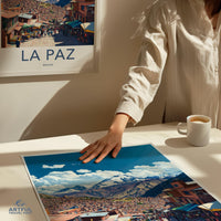 La Paz Poster | Bolivia Wall Art | South America Decor