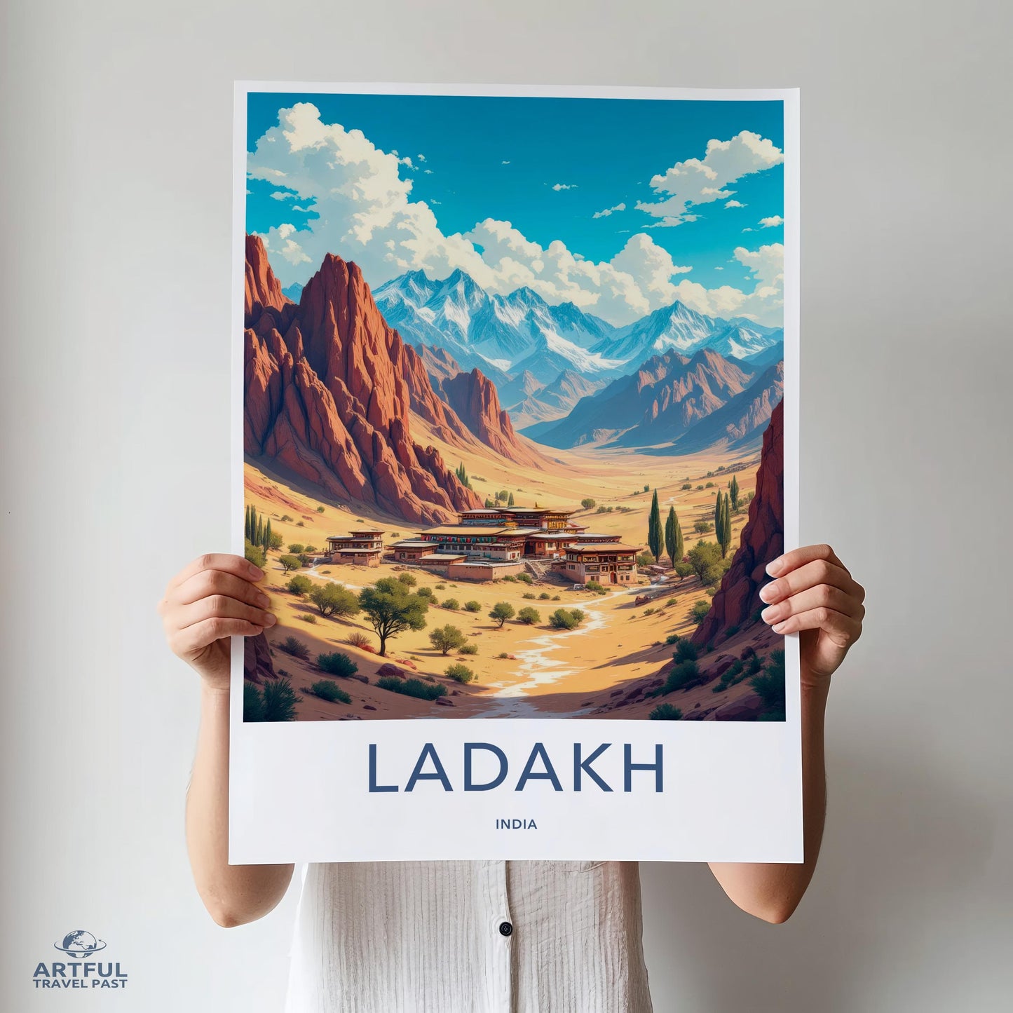 Ladakh Poster - India Wall Art