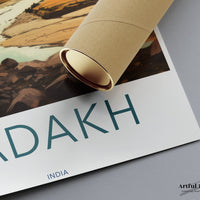Ladakh Poster | India Wall Art | South Asia Decor