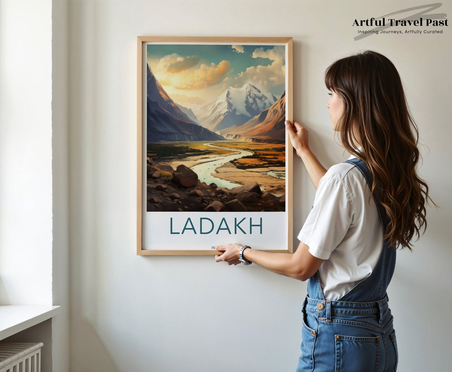 Ladakh Poster | India Wall Art | South Asia Decor