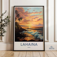 Lahaina Poster - Hawaii Wall Art
