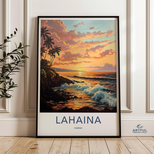 Lahaina Poster - Hawaii Wall Art