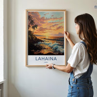Lahaina Poster - Hawaii Wall Art