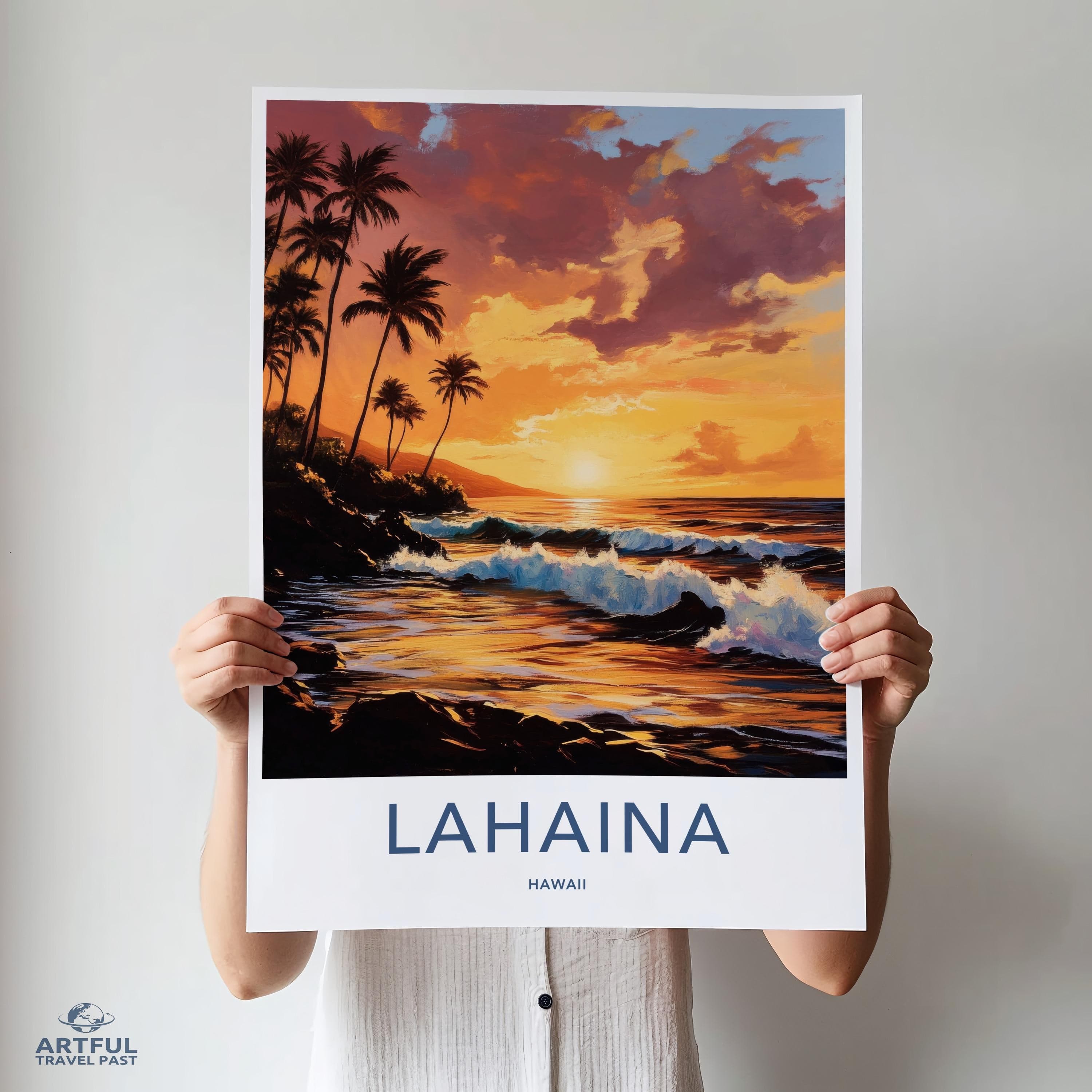 Lahaina Poster - Hawaii Wall Art