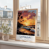 Lahaina Poster - Hawaii Wall Art