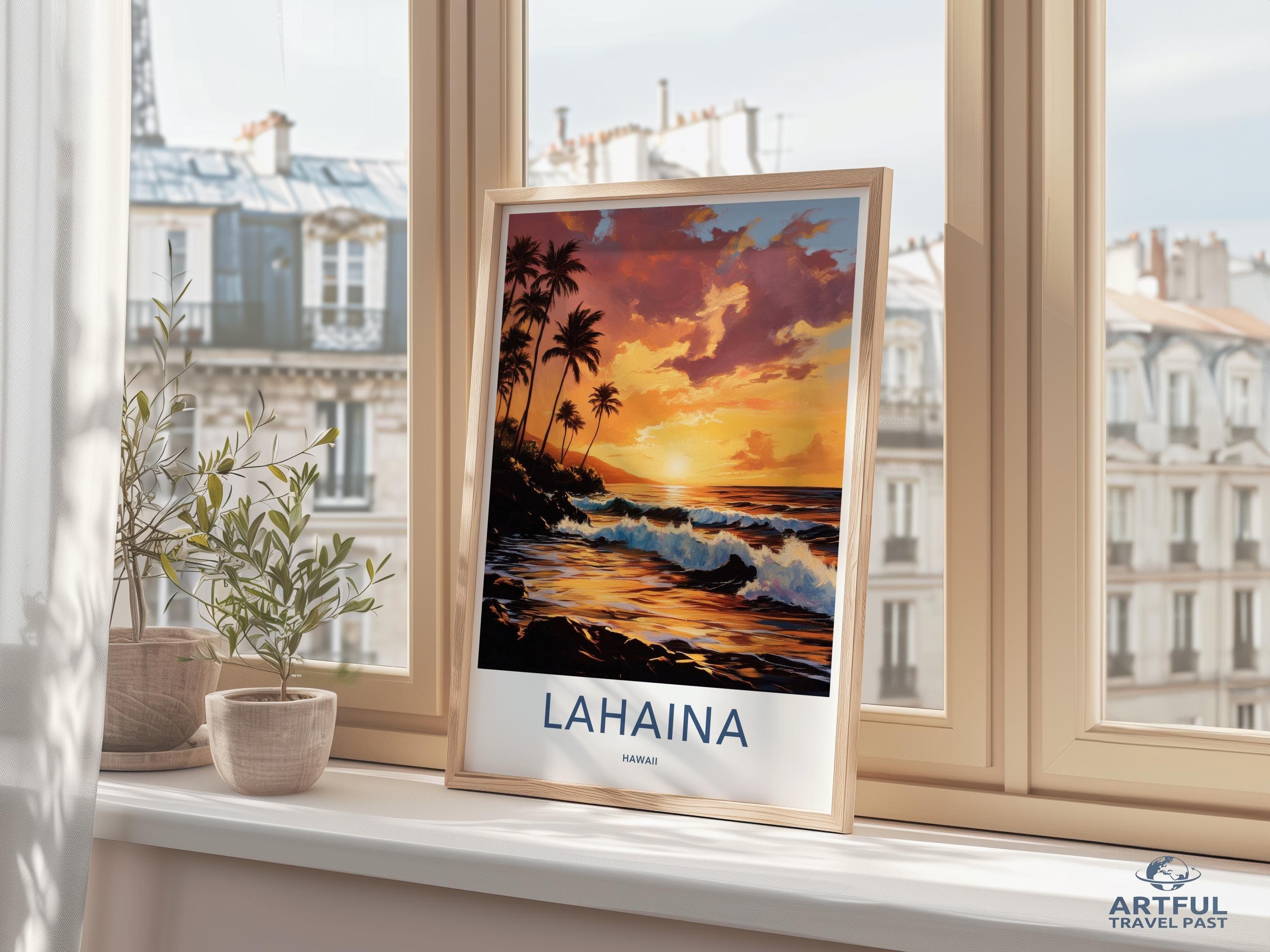 Lahaina Poster - Hawaii Wall Art