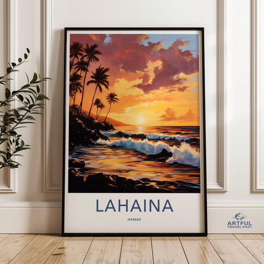 Lahaina Poster - Hawaii Wall Art