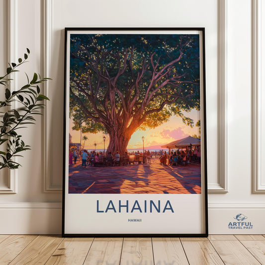 Lahaina Poster - Hawaii Wall Art