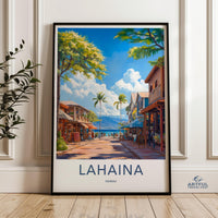 Lahaina Poster - Hawaii Wall Art