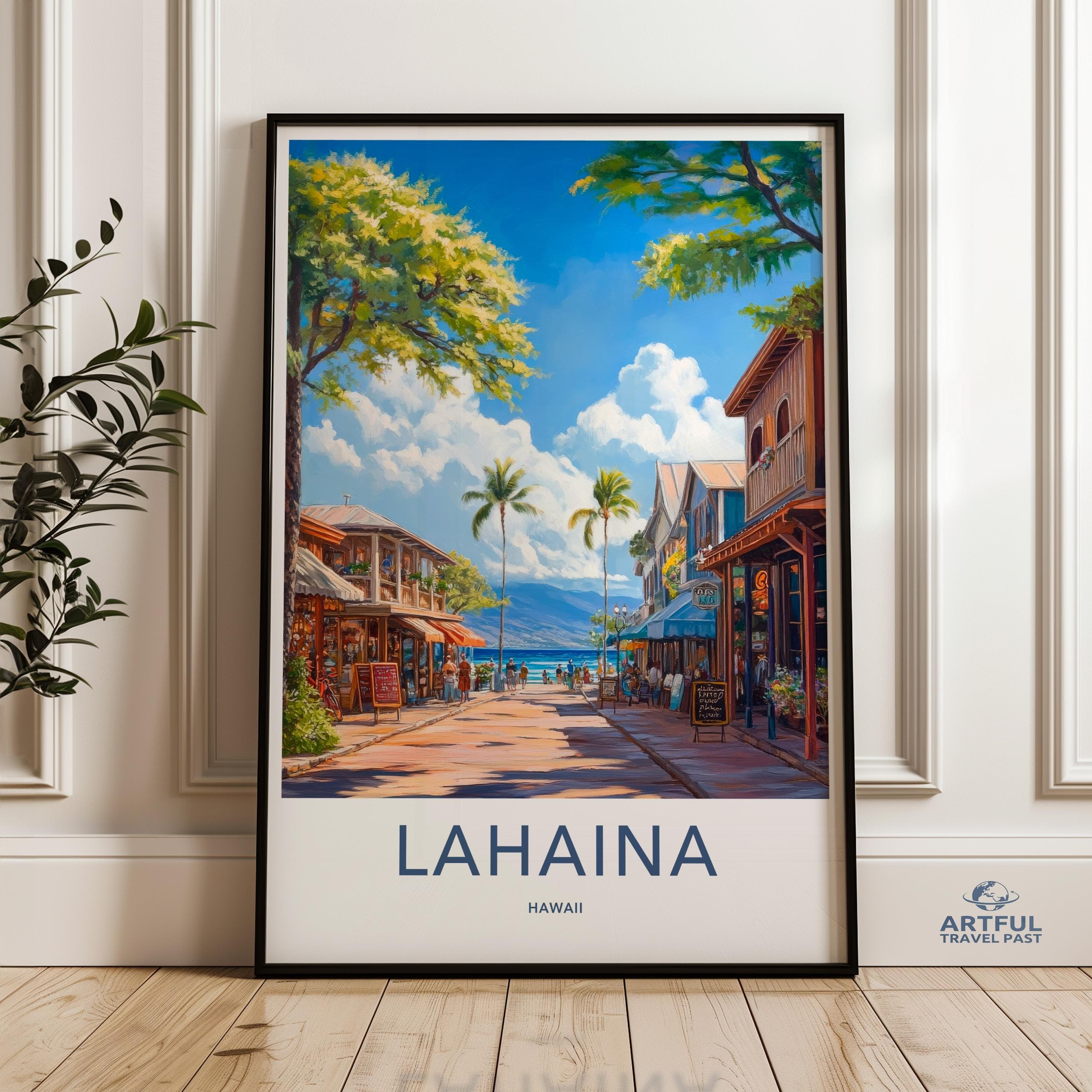 Lahaina Poster - Hawaii Wall Art