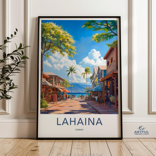 Lahaina Poster - Hawaii Wall Art