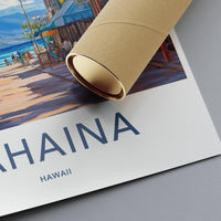 Lahaina Poster - Hawaii Wall Art