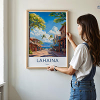 Lahaina Poster - Hawaii Wall Art