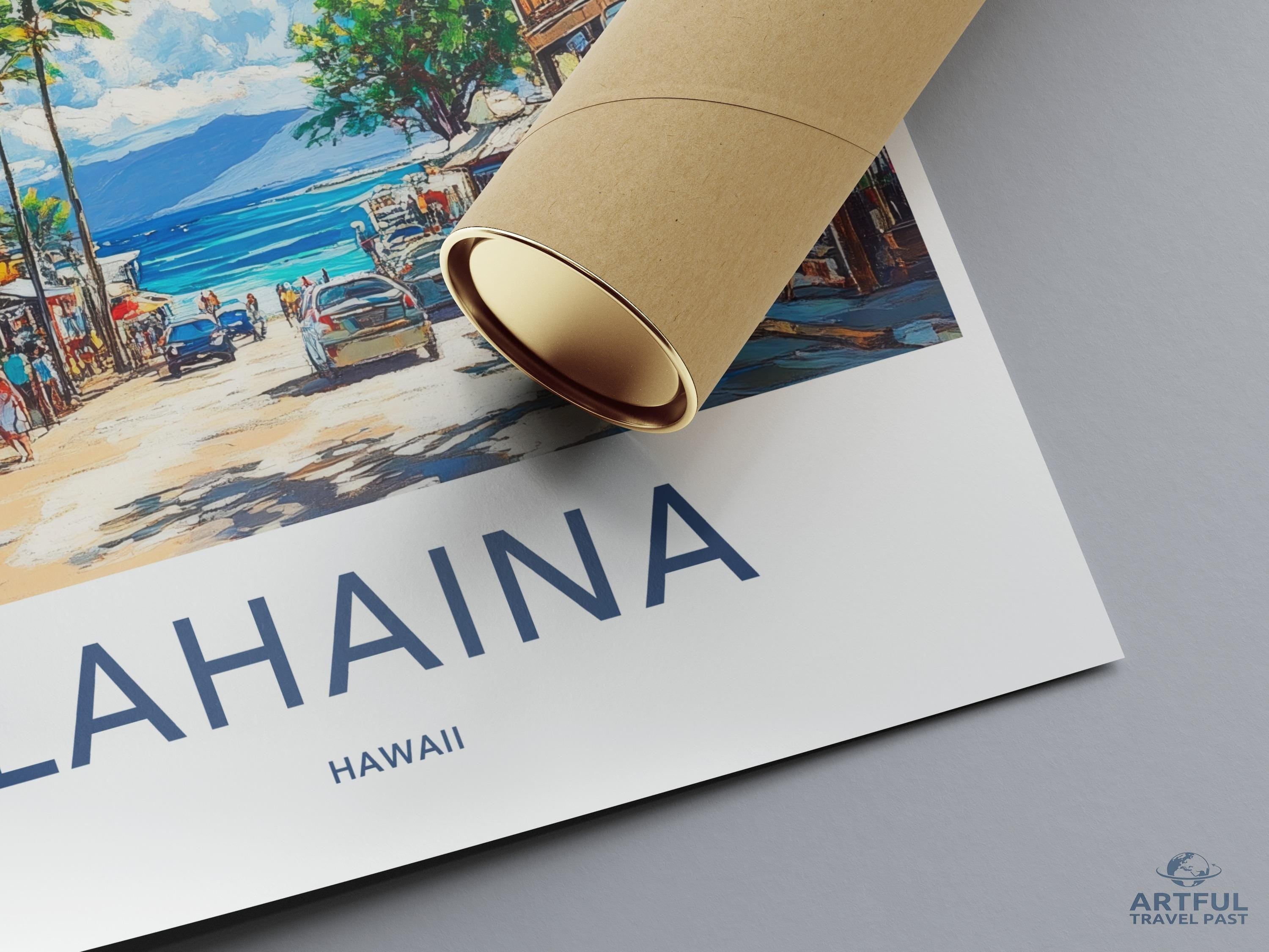 Lahaina Poster - Hawaii Wall Art