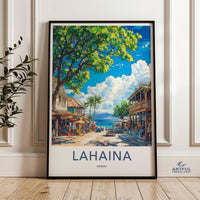 Lahaina Poster - Hawaii Wall Art