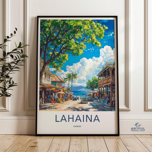 Lahaina Poster - Hawaii Wall Art
