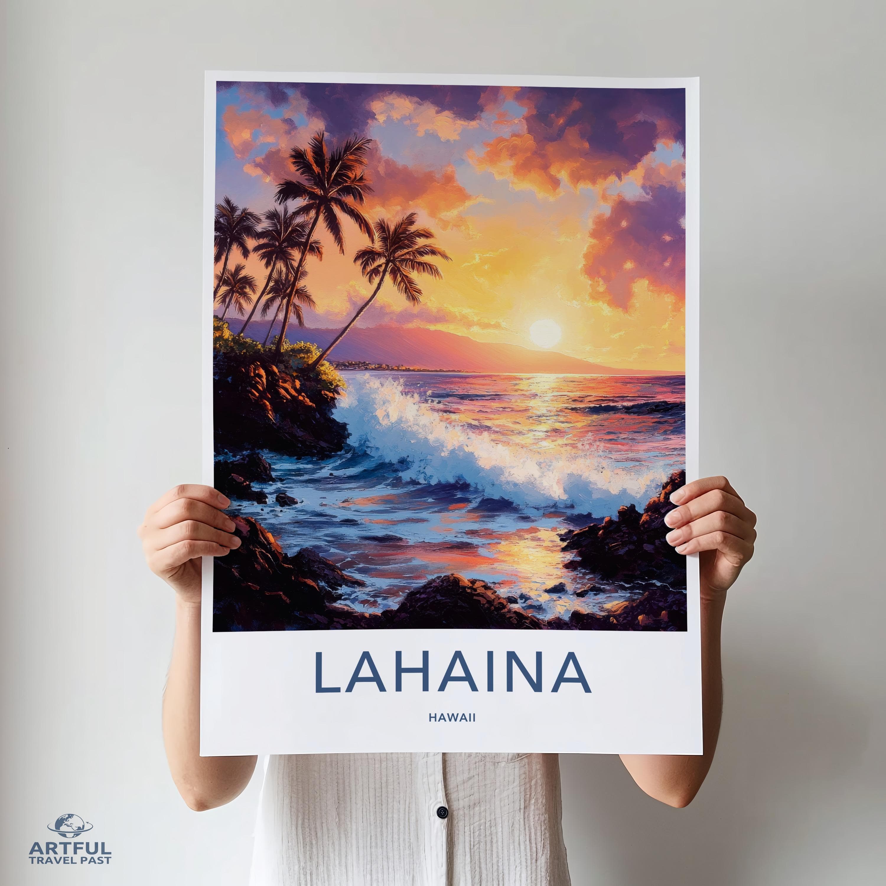 Lahaina Poster - Hawaii Wall Art