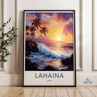 Lahaina Poster - Hawaii Wall Art