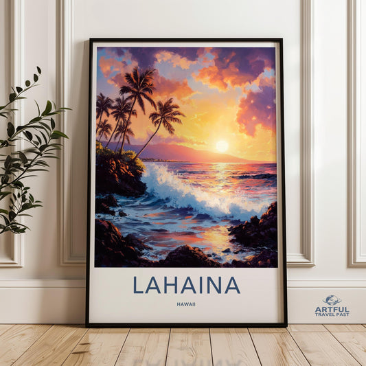 Lahaina Poster - Hawaii Wall Art