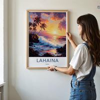 Lahaina Poster - Hawaii Wall Art