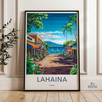 Lahaina Poster - Hawaii Wall Art