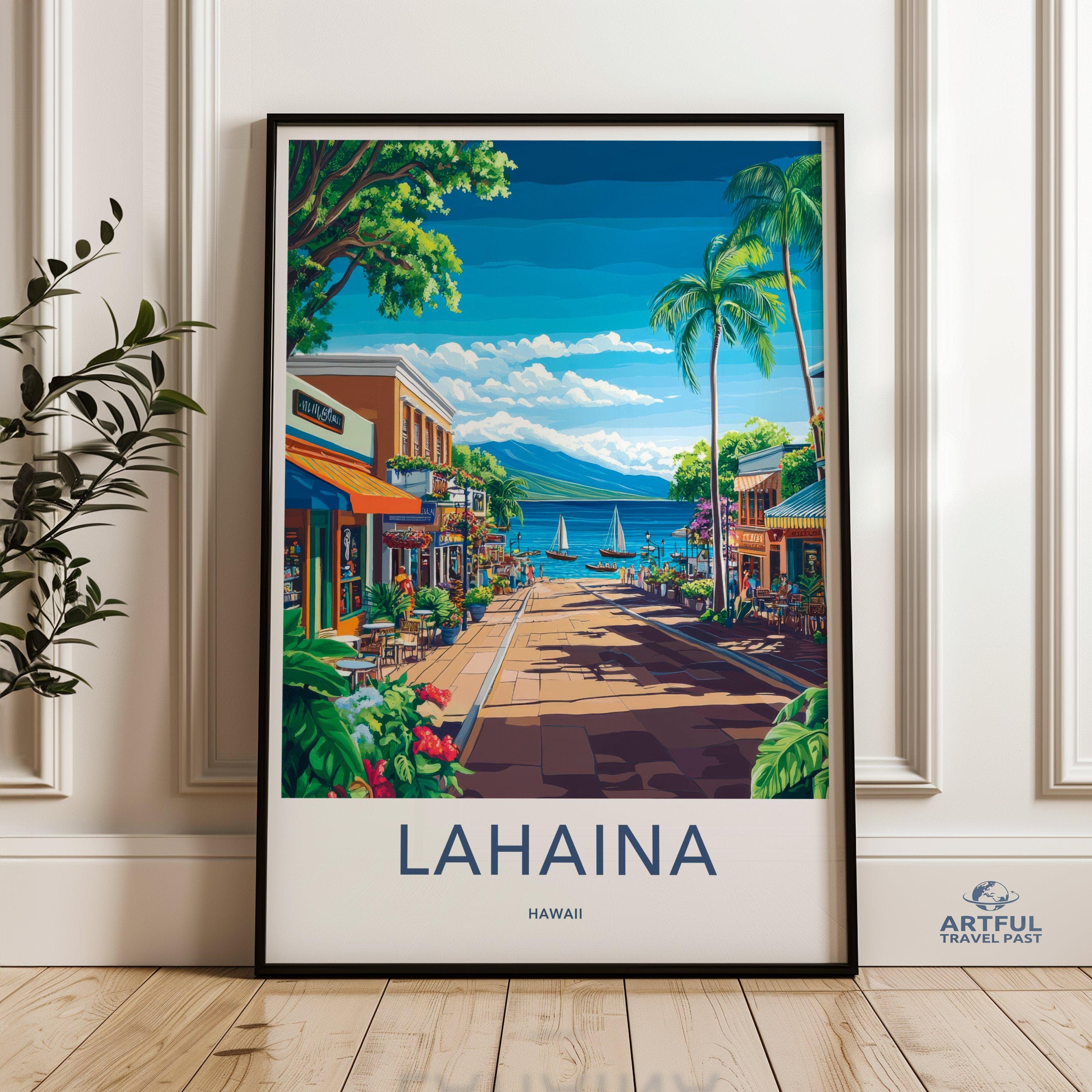 Lahaina Poster - Hawaii Wall Art