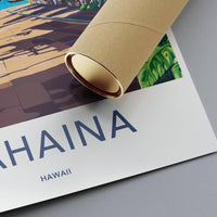 Lahaina Poster - Hawaii Wall Art