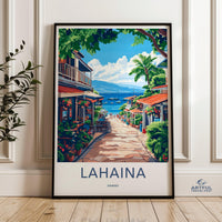 Lahaina Poster - Hawaii Wall Art