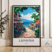 Lahaina Poster - Hawaii Wall Art