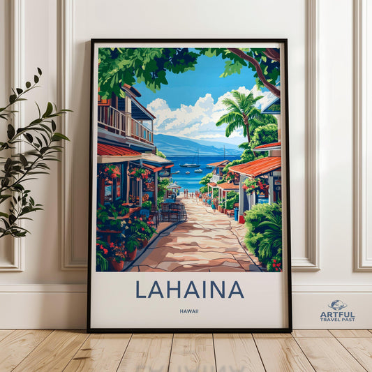 Lahaina Poster - Hawaii Wall Art