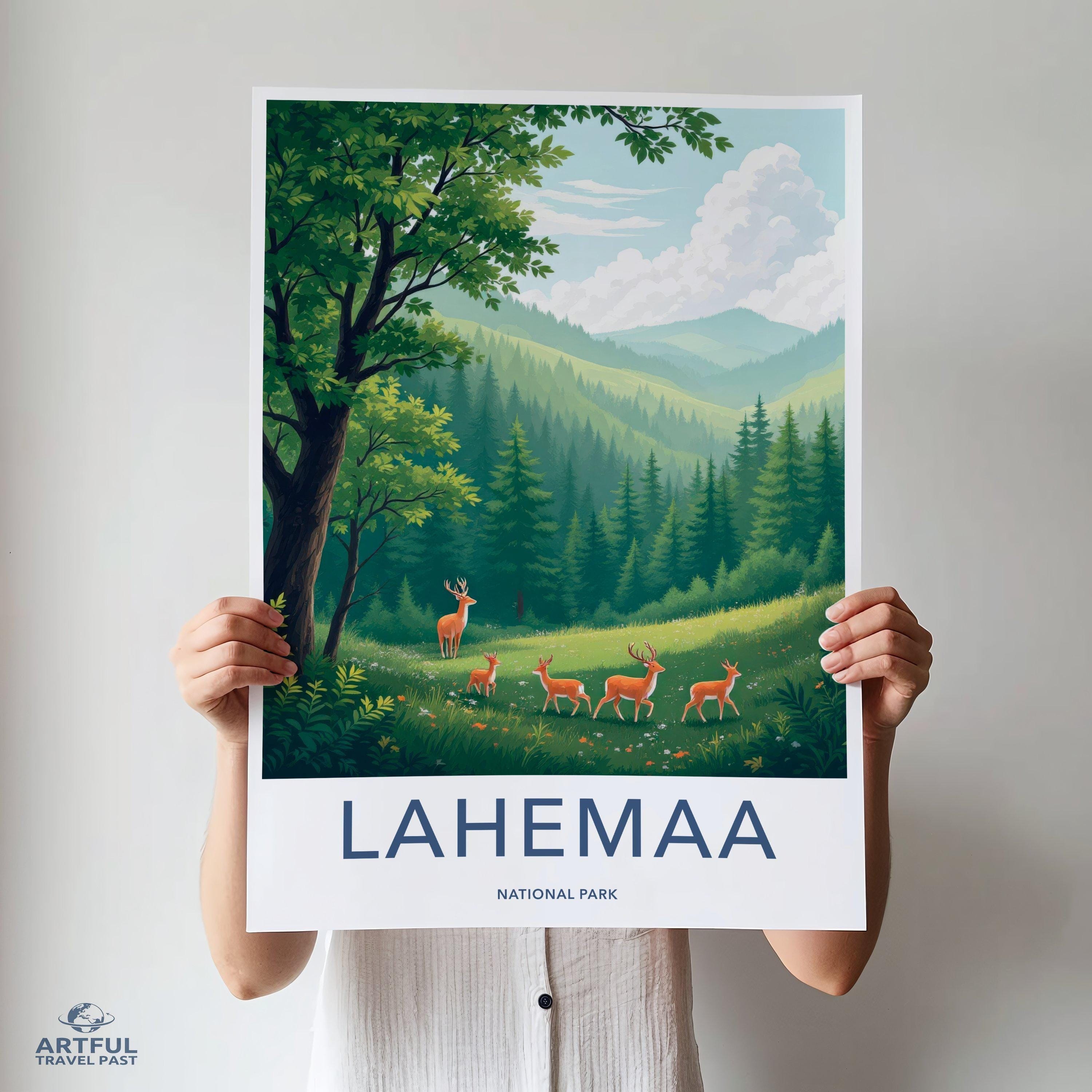 Lahemaa National Park Poster | Estonia Wall Art