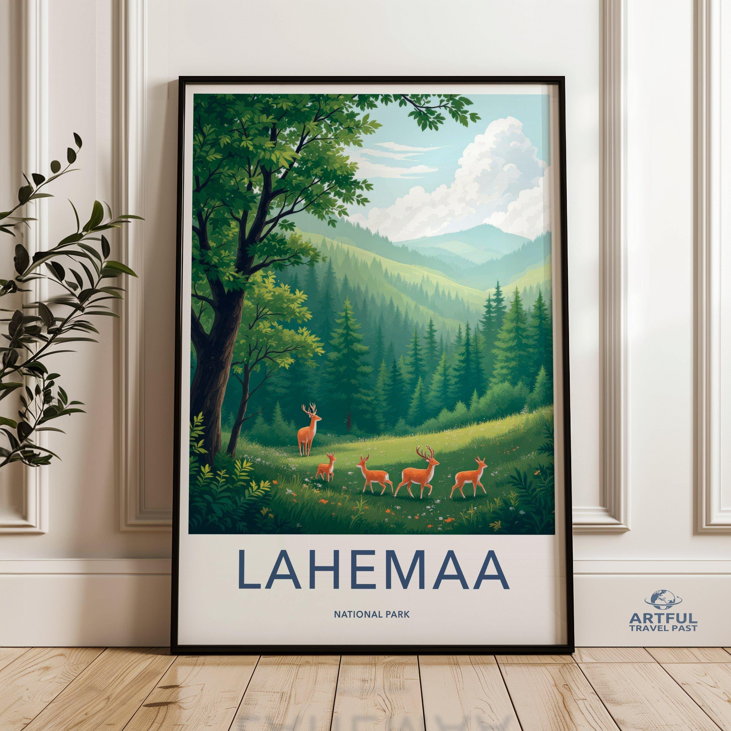 Lahemaa National Park Poster | Estonia Wall Art