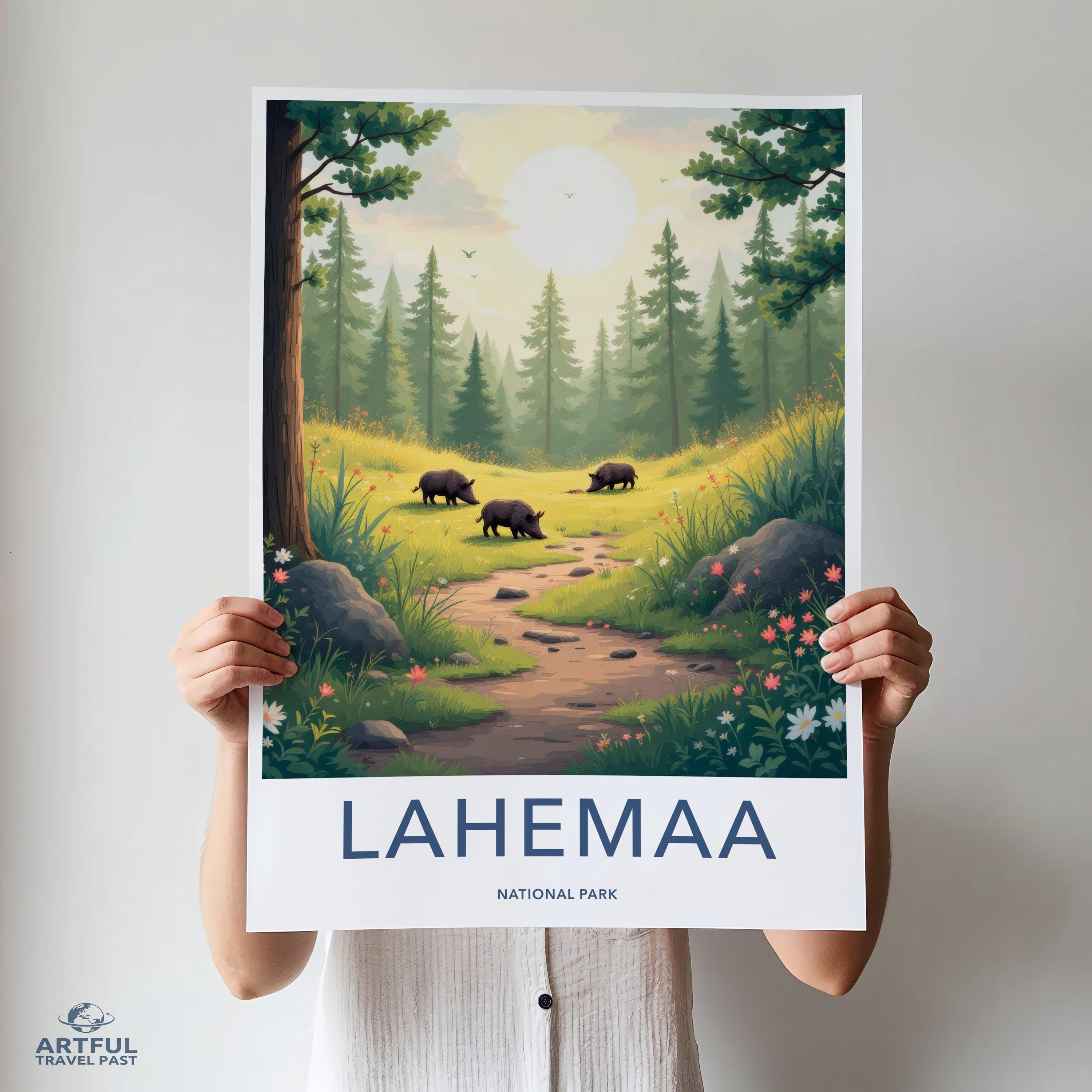 Lahemaa National Park Poster | Estonia Wall Art