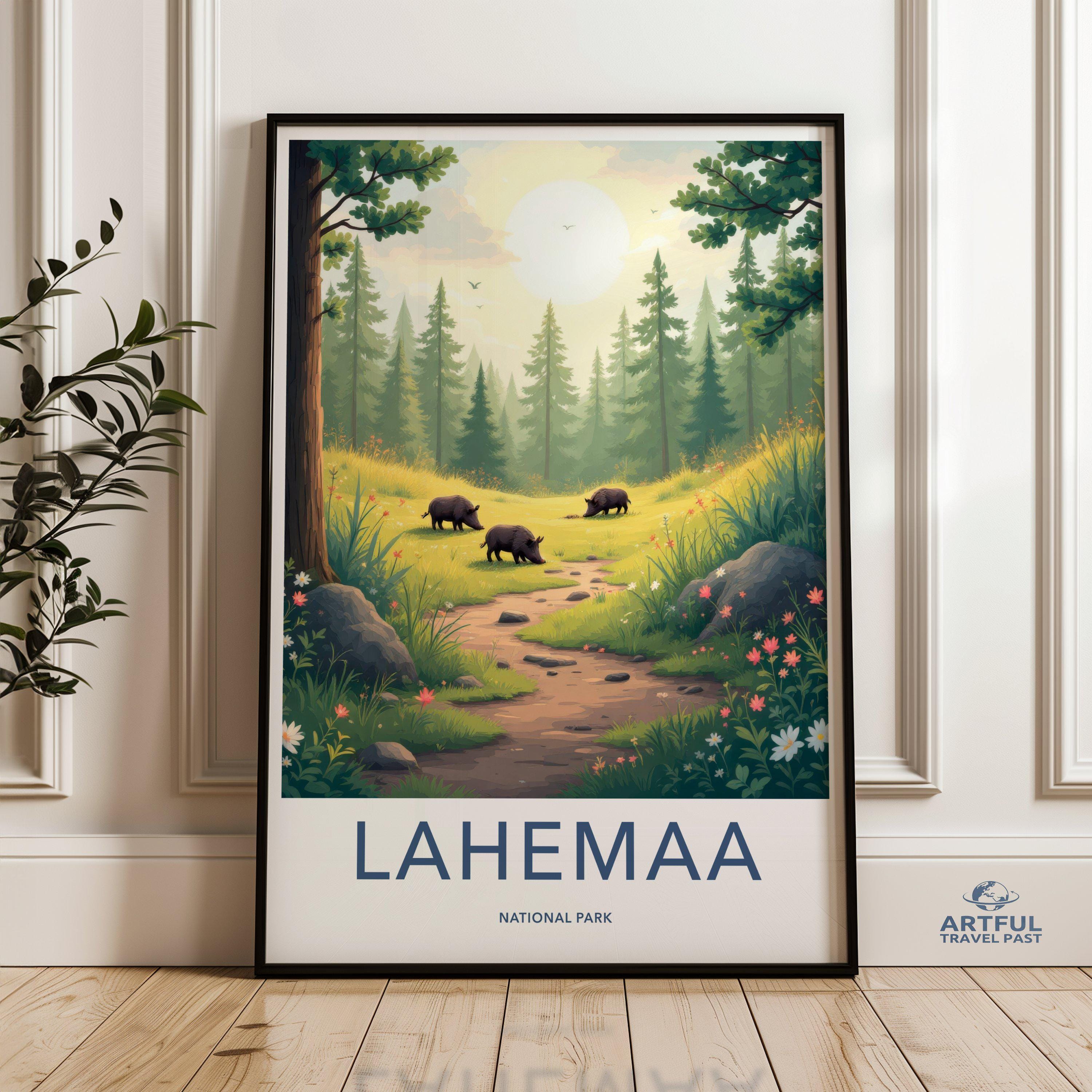 Lahemaa National Park Poster | Estonia Wall Art