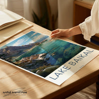 Lake Baikal Poster - Russia Wall Art