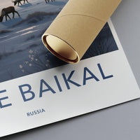 Lake Baikal Poster | Russia Wall Art | Eastern Europe Art