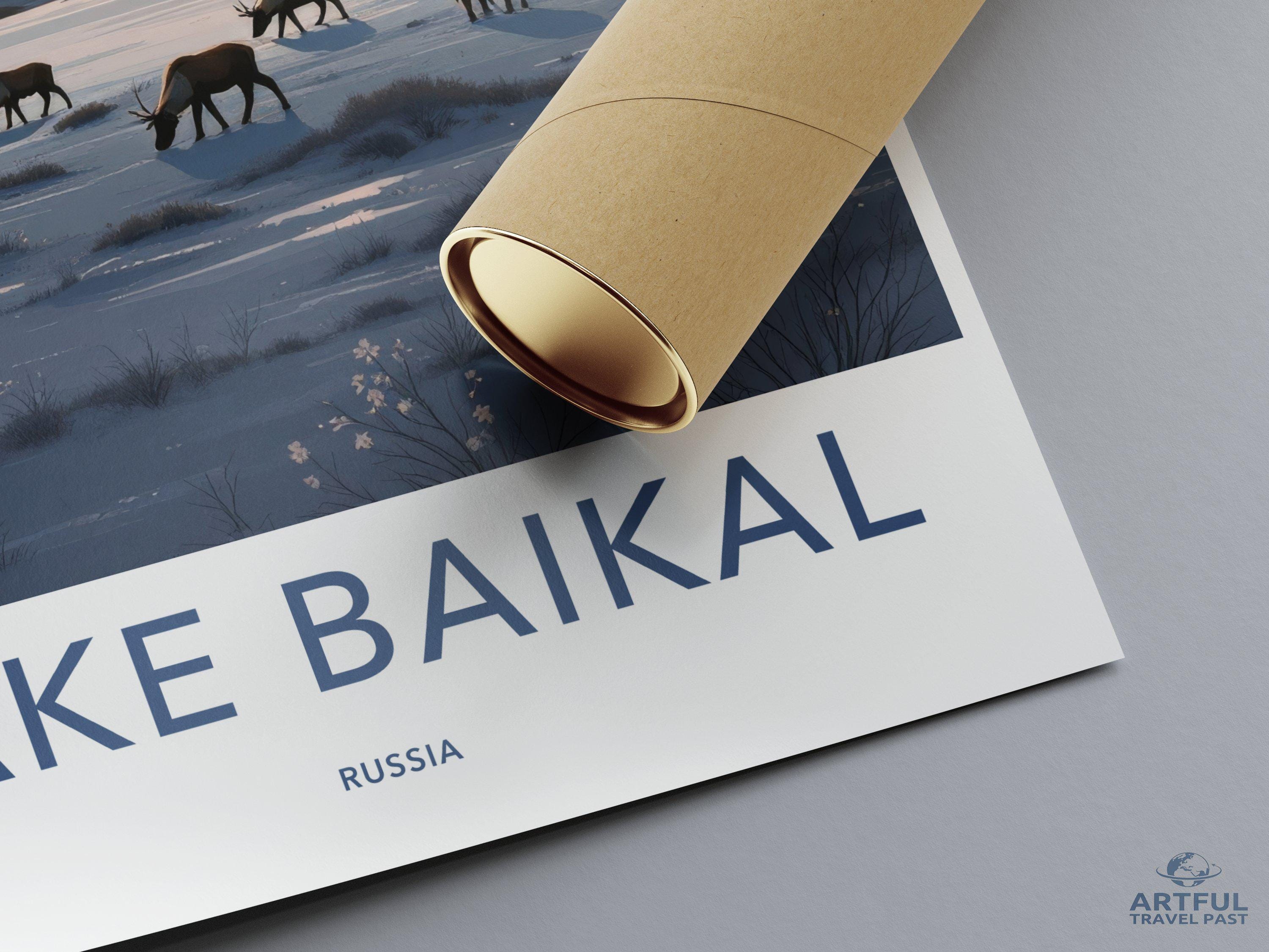 Lake Baikal Poster | Russia Wall Art | Eastern Europe Art