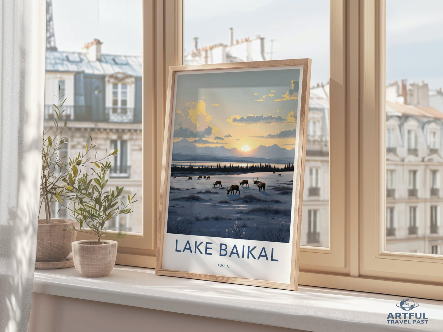 Lake Baikal Poster | Russia Wall Art | Eastern Europe Art