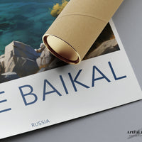 Lake Baikal Poster | Russia Wall Art | Eastern Europe Artwork
