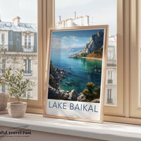 Lake Baikal Poster | Russia Wall Art | Eastern Europe Artwork
