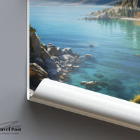 Lake Baikal Poster | Russia Wall Art | Eastern Europe Artwork
