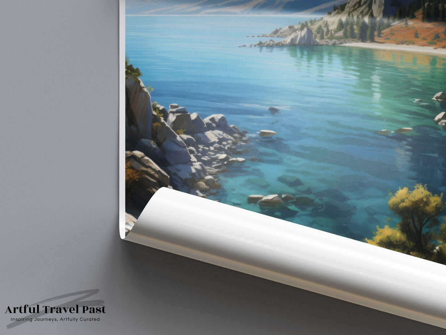 Lake Baikal Poster | Russia Wall Art | Eastern Europe Artwork