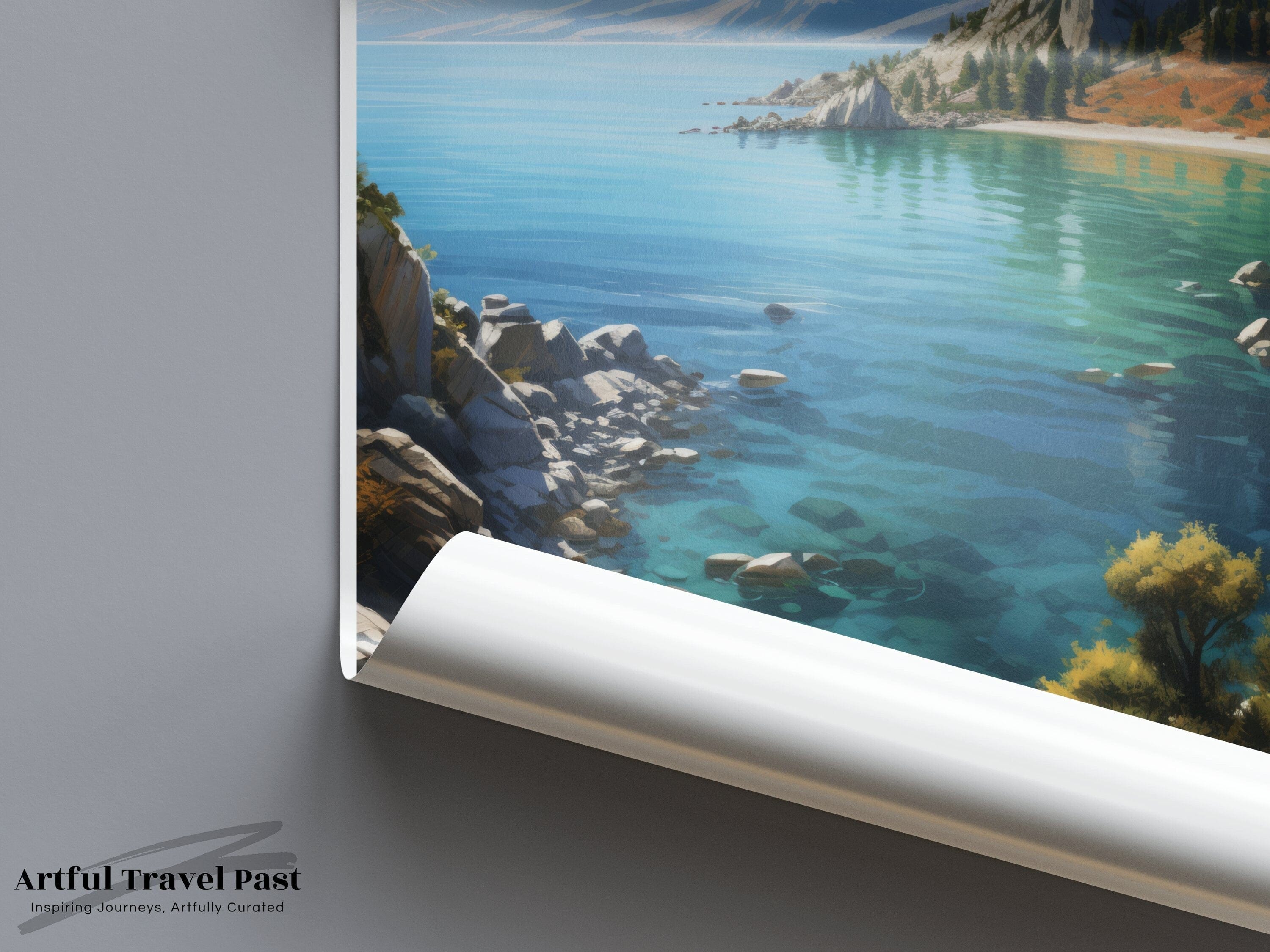 Lake Baikal Poster | Russia Wall Art | Eastern Europe Artwork
