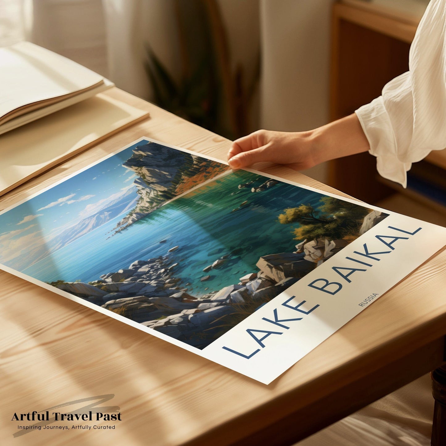 Lake Baikal Poster | Russia Wall Art | Eastern Europe Artwork